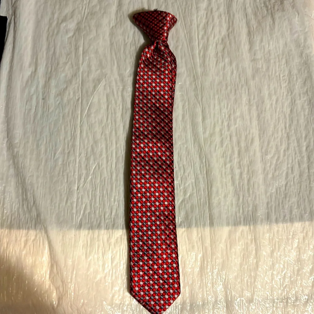 DOCKERS BOYS CLIP ON TIE 14”X2”